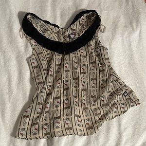 XL Sheer Sanrio Hello Kitty Sleeveless Top